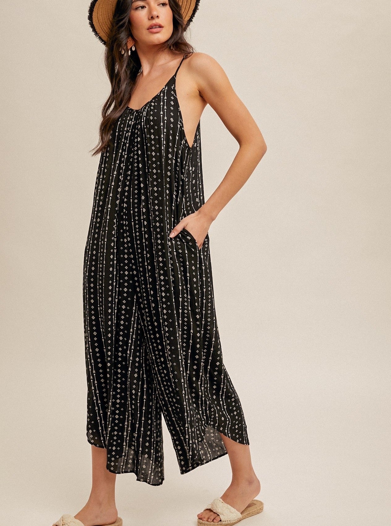 Vacay Loose Fit  Boho Jumpsuit