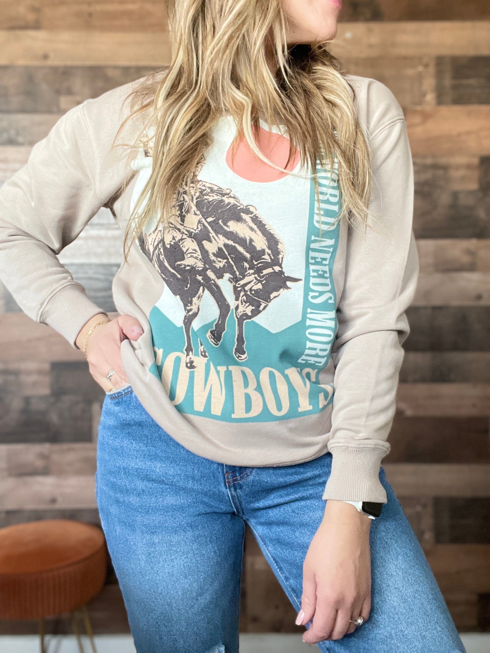The World Needs More Cowboys Sweatshirt